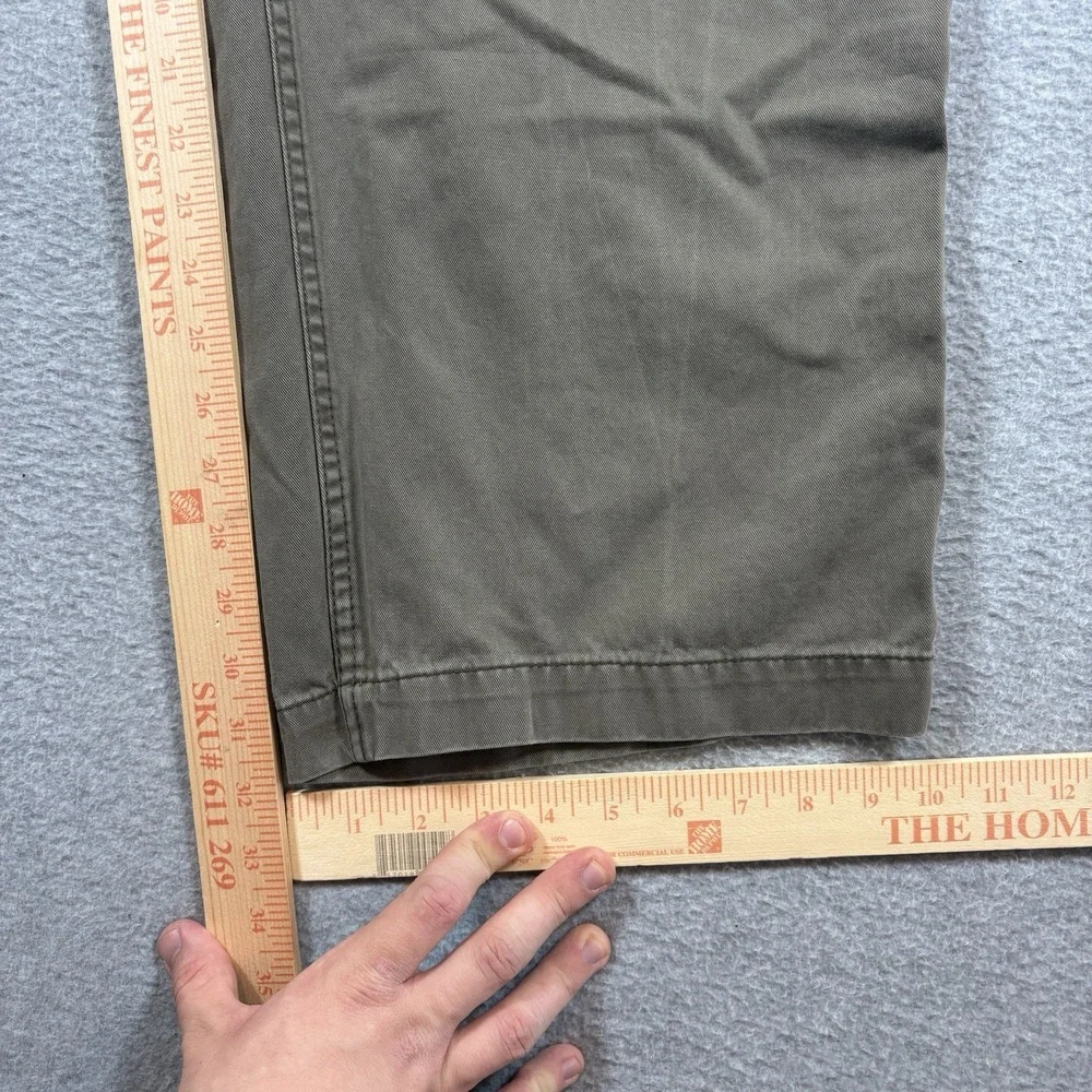 Vintage Old Navy Cargo Pants Mens 40x32 Brown Loose Skater Baggy Fit Y2K Grunge